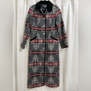 Pendleton Wool Duster, tribal print